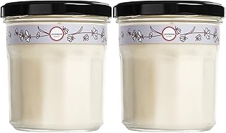 MRS. MEYER'S CLEAN DAY Lavender Soy Candle, Garden-Inspired Aromatherapy Homekeeping, 35 Hour Burn Time, Made with Essential Oils, 7.2 oz Large Glass Jar Candles (Pack of 2)
