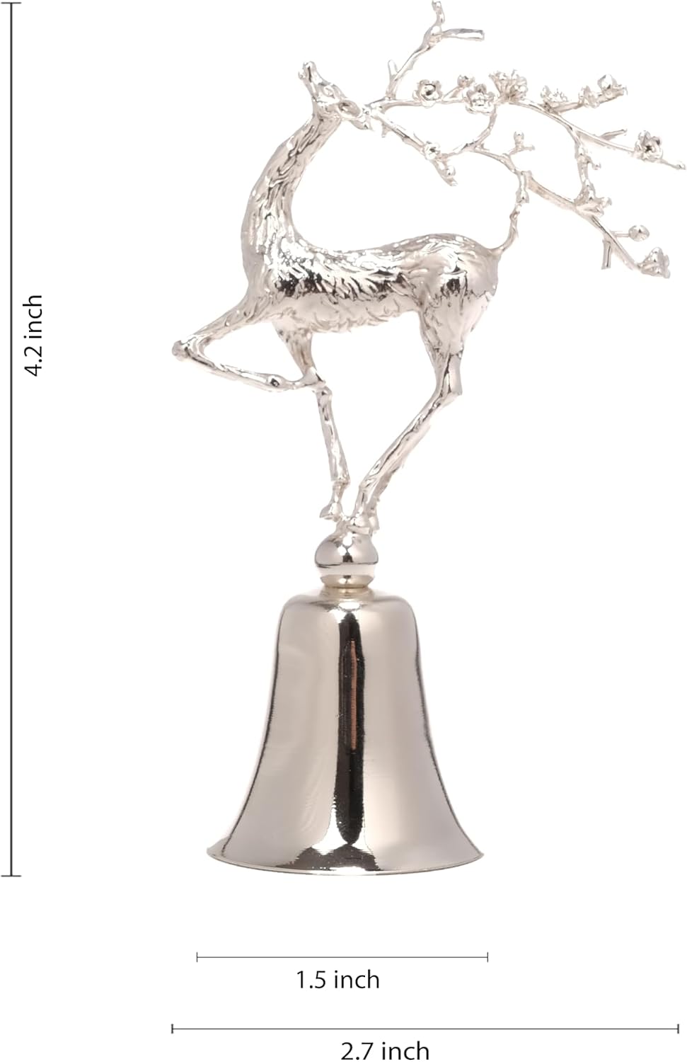 Deer Candle Snuffer (Silver)