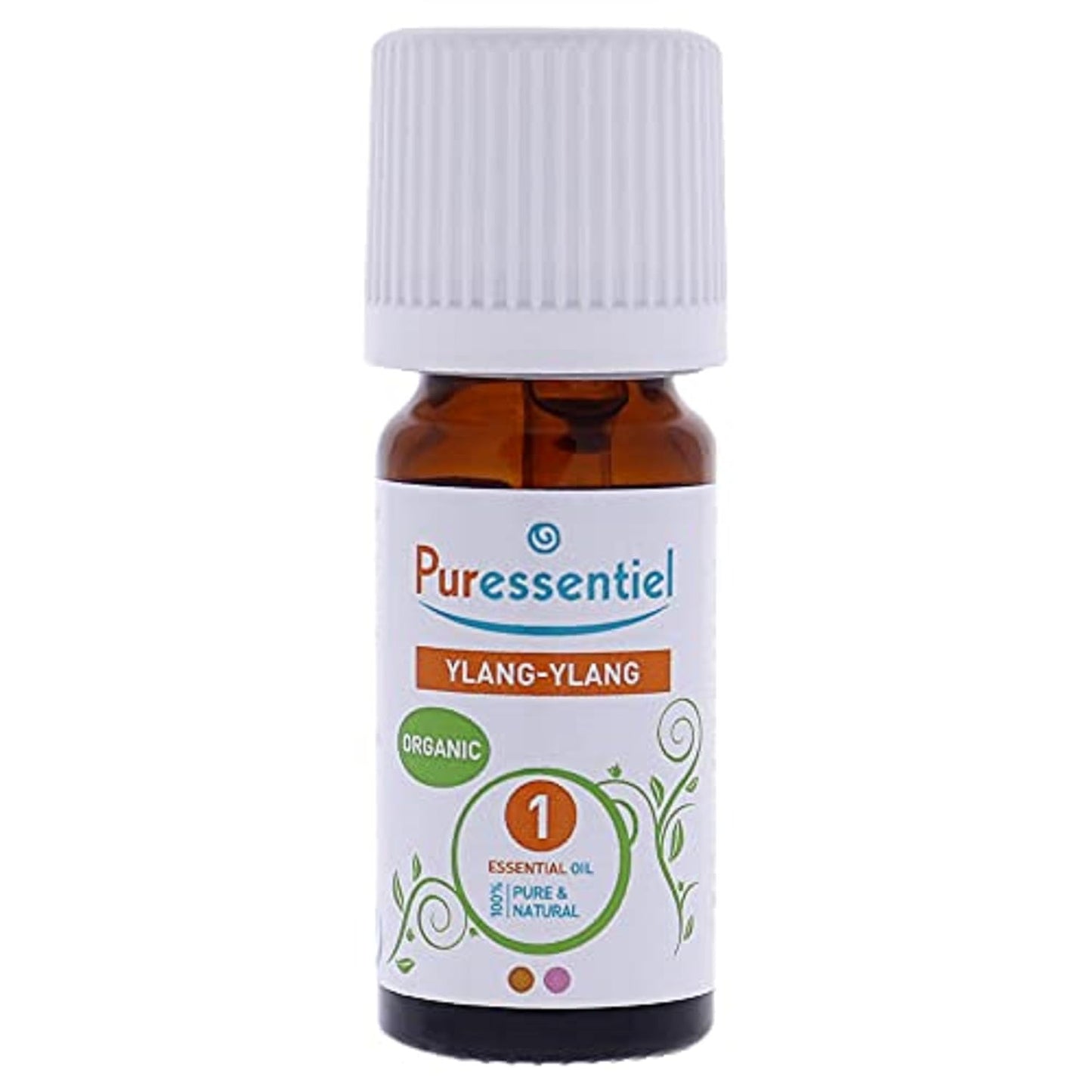 Puressentiel Ylang Ylang Essential Oil, Aromatherapy Stress Calming - 100% Pure, Organic & Natural - Therapeutic Grade, Premium & Certified Quality - Made in France – 0.17 fl oz