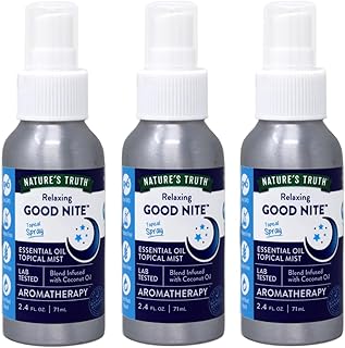 Nature's Truth Good Nite Essential Oil Topical Mist, Calming Blend, Yoga, & Aroma Spray, 2.4 FL OZ - 3 Pack