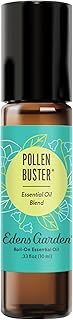 Edens Garden Pollen Buster Essential Oil Roll-On Blend- 100% Pure Premium Grade, Natural, Therapeutic, Aromatherapy, Kid & Skin Safe, The Best for Health, Wellness Pre-Diluted 10 ml (.33 fl oz)