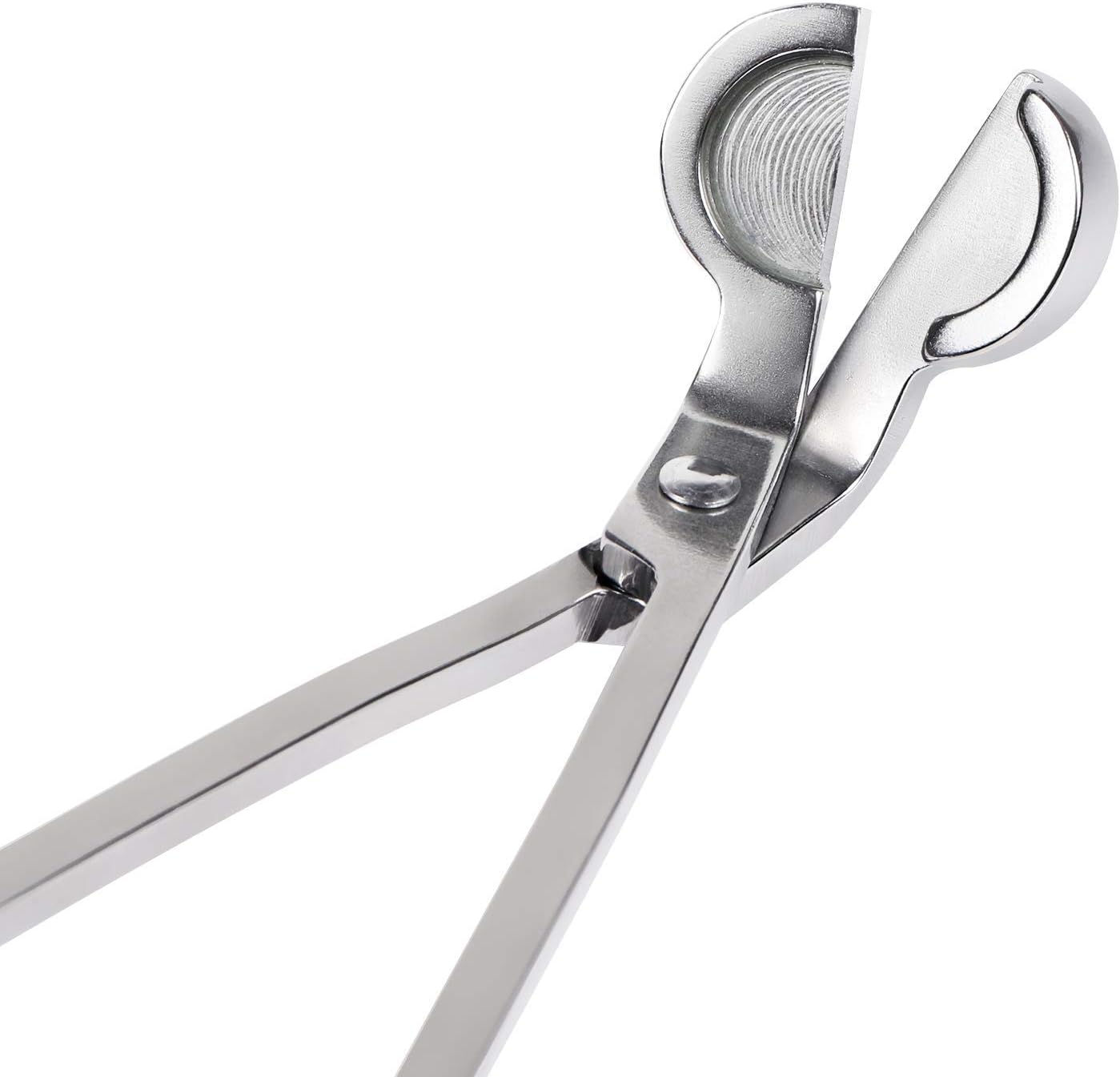 Candle Wick Trimmer, Polished Stainless Steel Wick Clipper Cutter - Reaches Deep Into Candles to Cut Spent Wicks, Allow Cleaner Burn and Prevent Soot Buildup