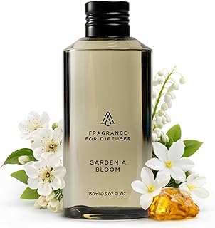 Aromaplan Hotel Scent Diffuser Oil Gardenia Bloom 5 Fl Oz (148ml) –Luxury Hotel & Home Fragrance Oil - Non Toxic Diffuser Oil - Made in USA - Bigger Bottle, Bolder Aroma & Longer Lasting