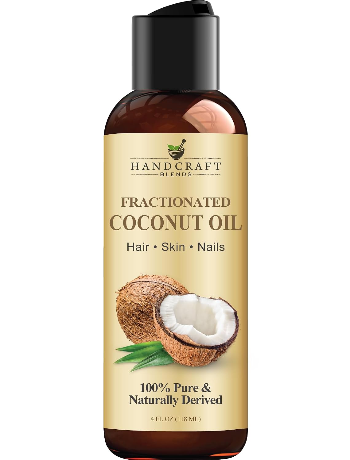 Handcraft Blends Fractionated Coconut Oil - 4 Fl Oz
