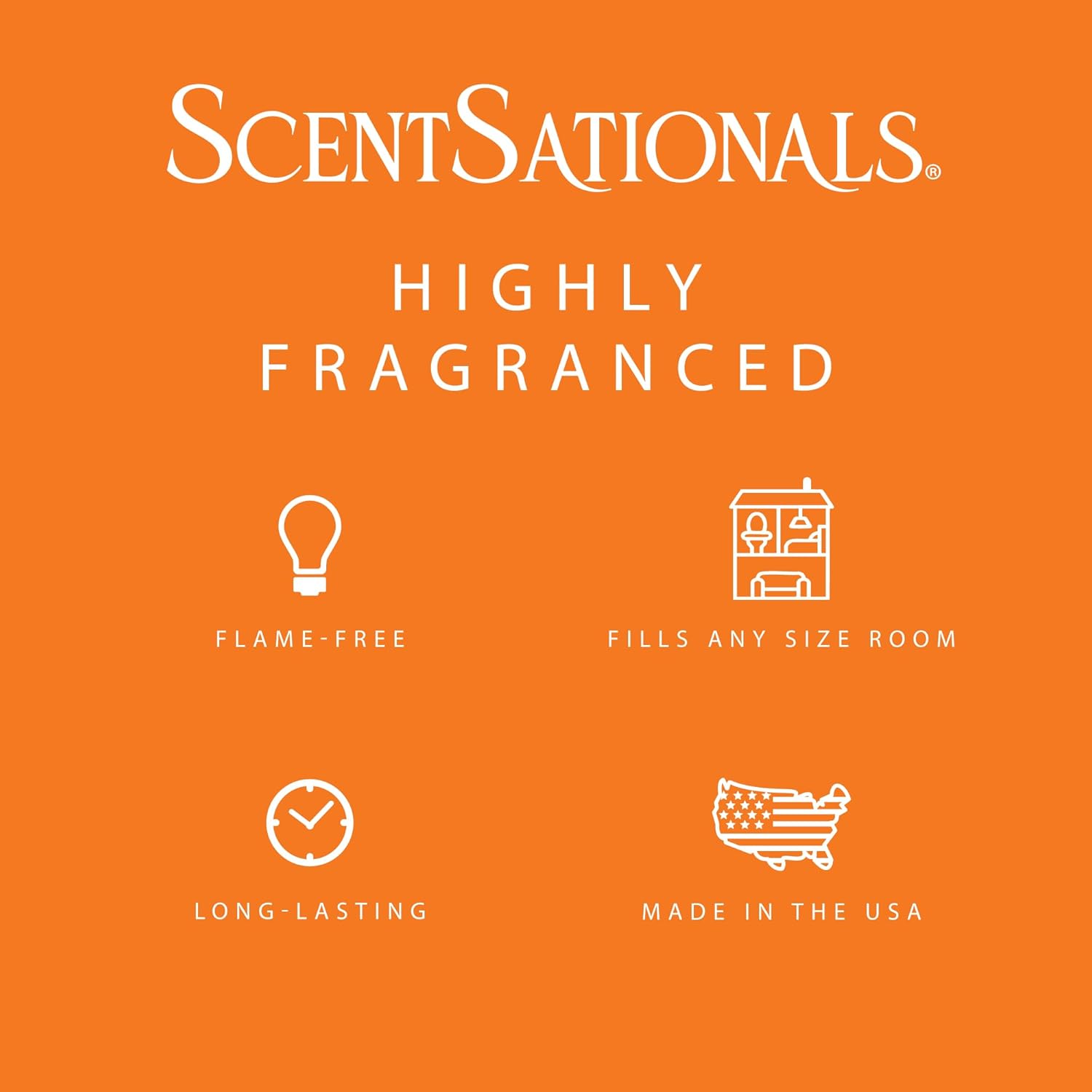 Scentsationals Marshmallow Crispies Scented Wax Melts - Orange, Lemon, & Marshmallows, 10oz (24 Cubes)