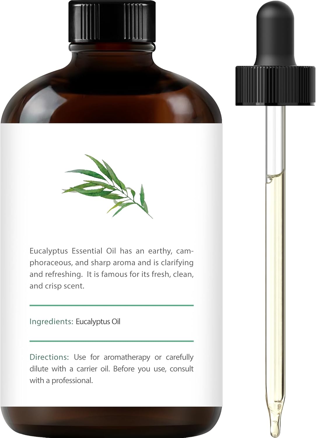 Handcraft Blends Eucalyptus Essential Oil – Huge 4 Fl Oz – 100% Pure and Natural – Premium Grade Essential Oil for Diffuser and Aromatherapy, Skin, Massage, Candle and Soap Making Fragrance