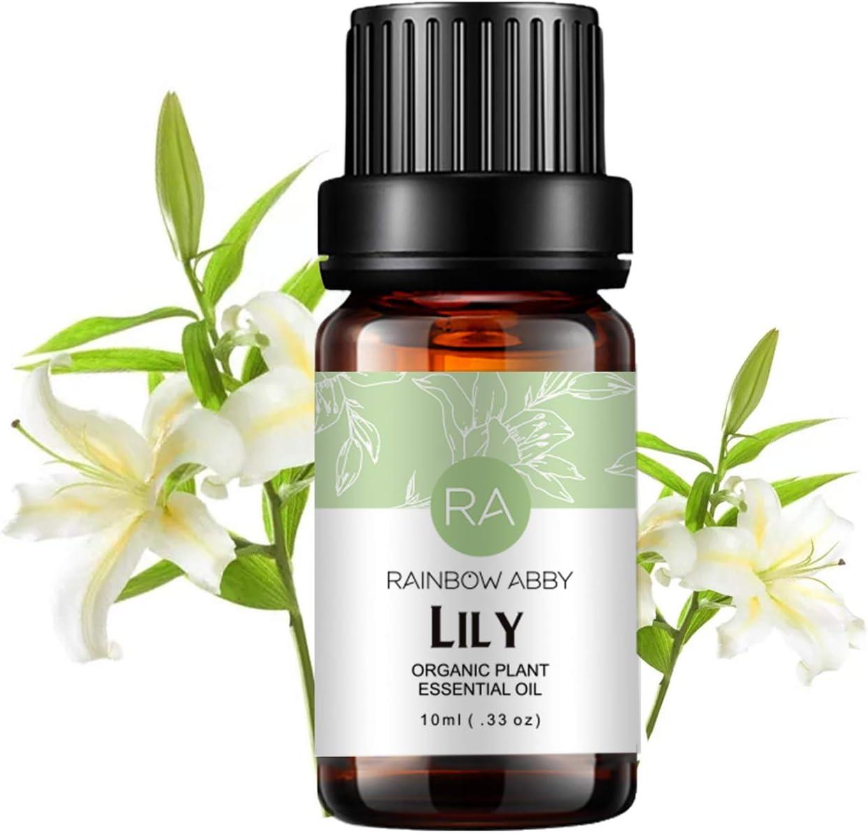 Lily Essential Oil 100% Pure Oganic Plant Natrual Lily Oil for Diffuser Aroma Message Skin Care - 10ML