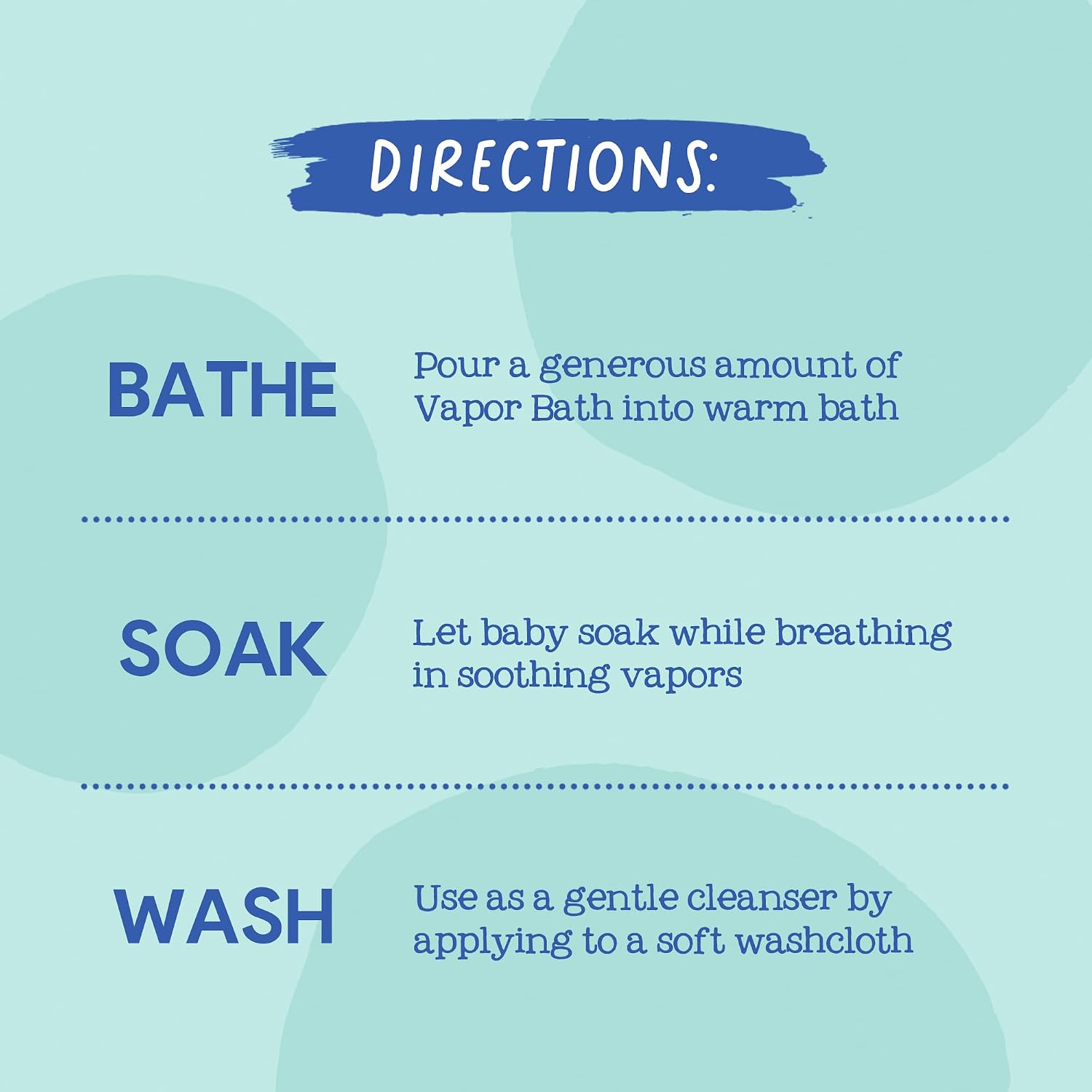 Oilogic Stuffy Nose & Cough Essential Oil Vapor Bath for Babies & Toddlers - Gentle Baby Bath Essentials – Pediatrician-Tested & Safe for Babies, 12.9 Fl Oz