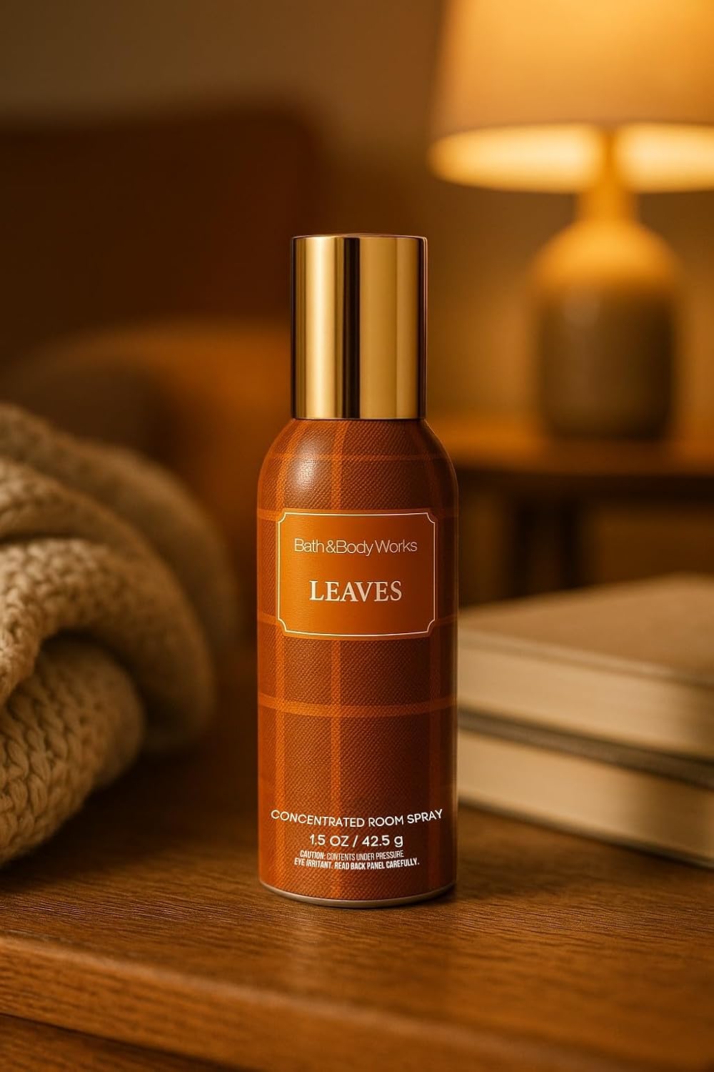 Bath & Body Works Leaves Concentrated Room Spray 1.5 oz 42.5 g – Autumn Home Fragrance with Crisp Red Apple, Golden Nectar, and Warm Clove Spice