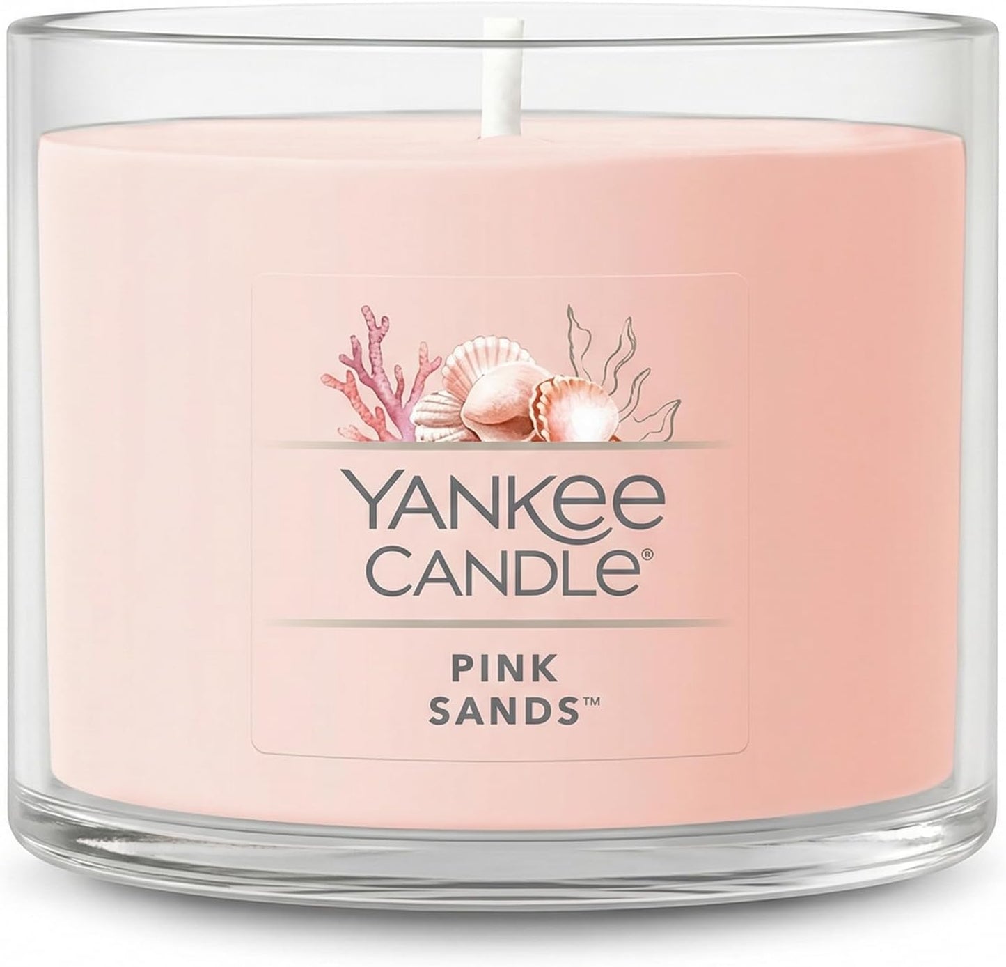 Yankee Candle Mini Jar Scented Candles, Small Single Wick Candle Set, Soy Wax Blend, Vanilla Cupcake, Lilac Blossoms, Coconut Beach, Pink Sands (Sweet Serenity Variety Pack)