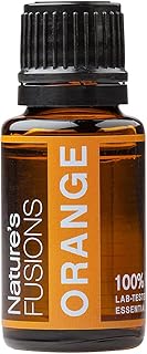 Nature's Fusions Orange (Sweet), 100% Pure and Natural Essential Oils, Undiluted, Therapeutic Grade for Aromatherapy and Topical Use, .5 Fl Oz (Pack of 1) (15 mL)