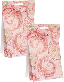 Willowbrook | Fresh Scents Scented Sachet Packet | Summer Romance | Air Freshener Bags for Drawers, Closets, Cars | 6 Pack | Long Lasting Home Fragrance