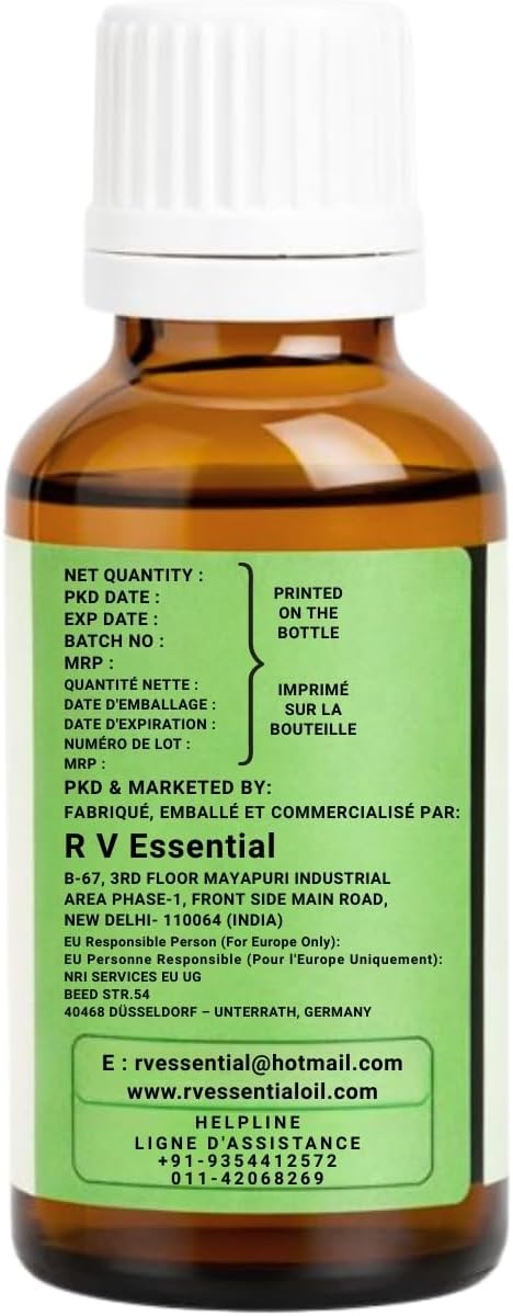 R V Essential Pure Eucalyptus Essential Oil 50ml (1.69oz)- Eucalyptus globulus (100% Pure and Natural Therapeutic Grade)