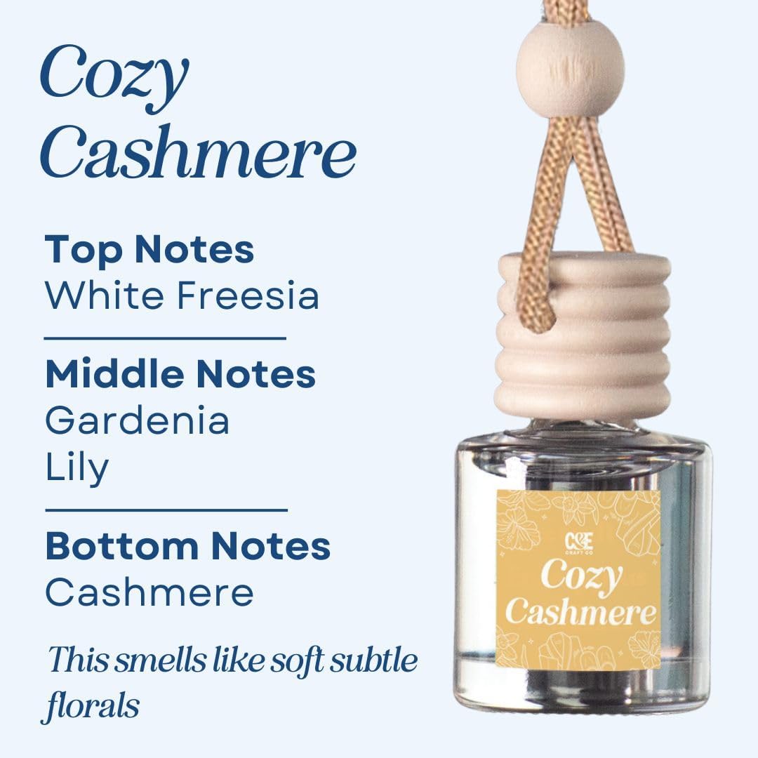 CANDECraftCo 2 Pack Hanging Car Air Freshener Diffuser for Essential Oils