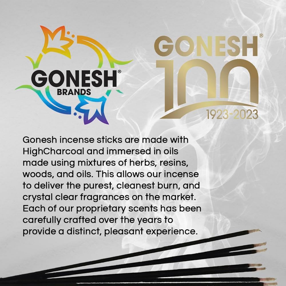 Gonesh - Incense Sticks Variety Pack - Non-Toxic 10” Slow Burn Aromatic Sticks - Classic Collection & Extra Rich Collection - 12 Packs of 20