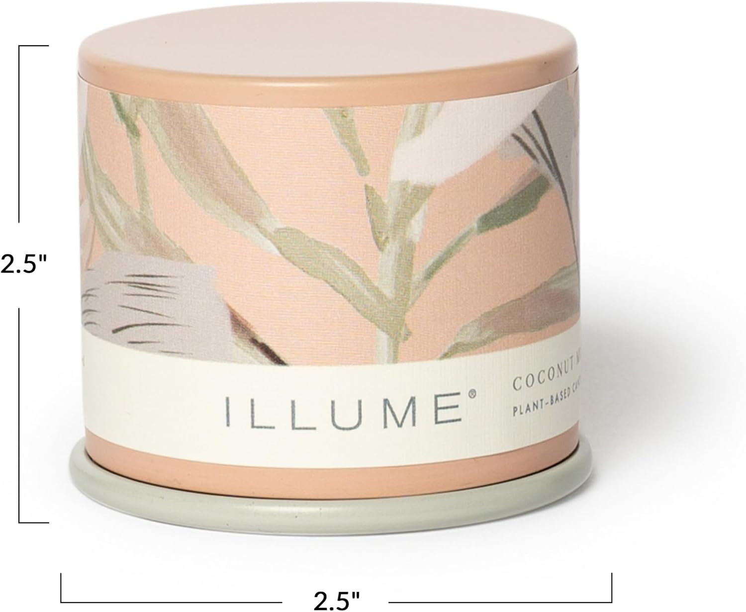 Illume, Candle Coconut Milk Mango Demi Vanity Tin 3 Ounce