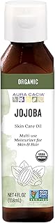 Aura Cacia Organic Skin Care Oil, Balancing Jojoba, 4 Fluid Ounce