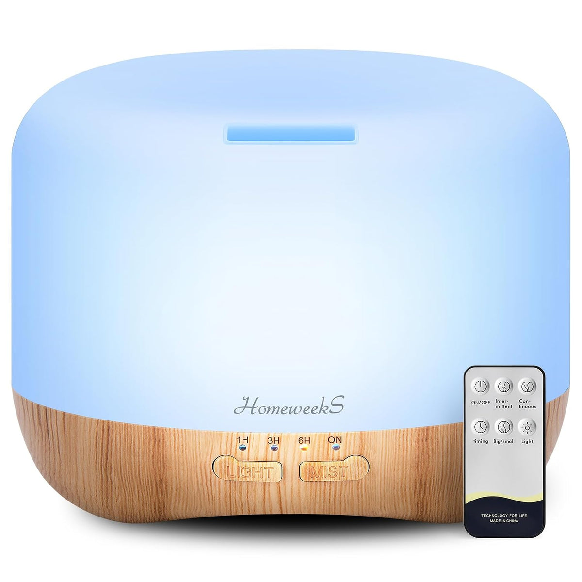Homeweeks 300ml Essential Oil Diffuser