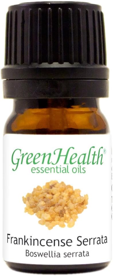 Frankincense – 1/6 fl oz (5 ml) Glass Bottle – 100% Pure Essential Oil – GreenHealth