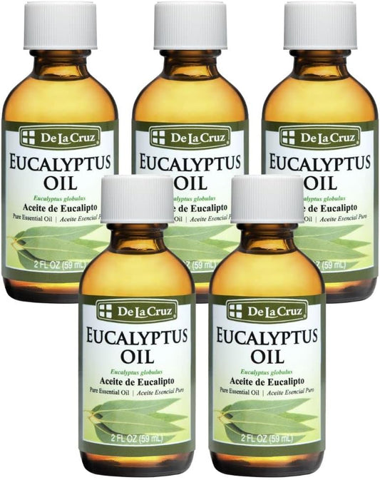 De La Cruz Pure Eucalyptus Essential Oil for Aromatherapy