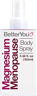BetterYou Menopause Body Spray - Magnesium Chloride Spray for Menopause Relief - With Ylang Ylang and Clary Sage - Muscle and Sleep Support - 3.38 oz