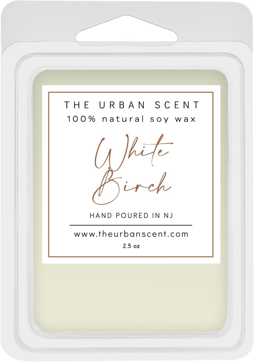 White Birch Wax Melts – Scented Soy Wax Melts, Eucalyptus Mint & Soft Woods Home Fragrance, 6 Cube Clamshell, 2.5 oz