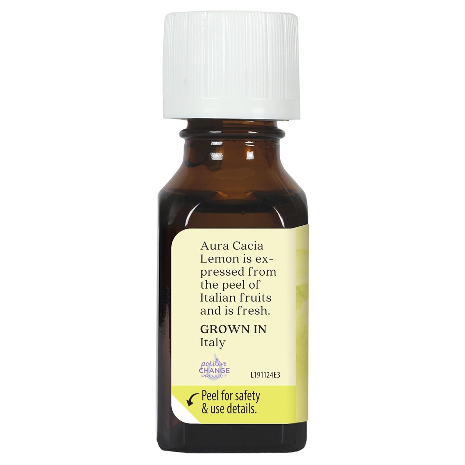 Aura Cacia Lemon Essential Oil, Citrus Limon Oil, Bright Aromatherapy for Diffusers, Room Sprays, Skincare, Custom Blends | 0.5 Fl Oz (Pack of 1)