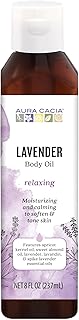 Aura Cacia Body Oil, Relaxing Lavender, 8 Fluid Ounce (Pack of 2)