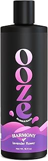 OOZE Lavender Bubble Bath for Women (473ml) - Bath Bubbles for Relaxing, Calming & Soothing - Self-Care & Wellness - Zero Parabens, Cruelty-Free, Made in The USA