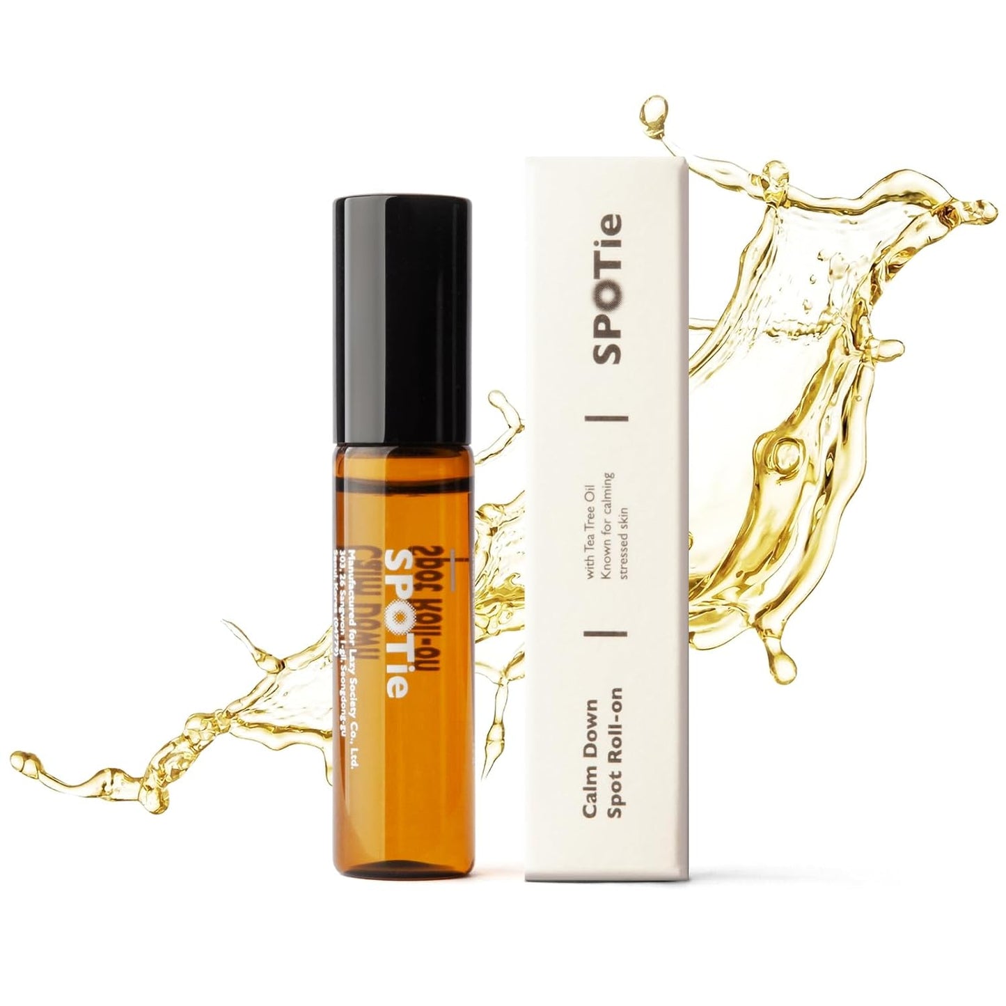 Calm Down Spot Roll-on with Tea Tree Oil - 100% Australian Sourced Tea Tree for Stressed Skin Relief - 0.19 fl oz(5.5ml)