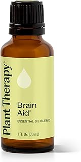 Plant Therapy Brain Aid Essential Oil Blend 30 mL (1 oz), 100% Pure & Undiluted, Aromatherapy for Focus, Concentration & Mental Clarity