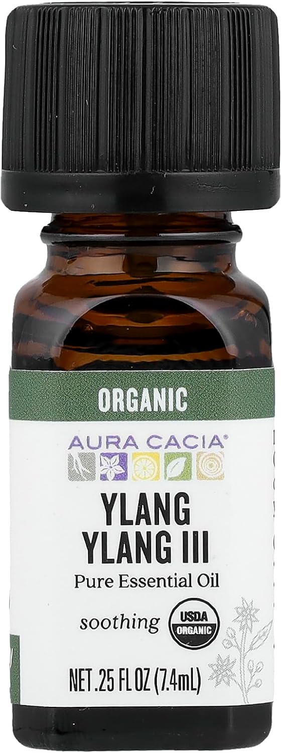 Aura Cacia Organic Ylang Ylang Essential Oil (1x.25 Oz)