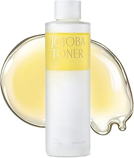 PINKWONDER USDA Organic 100% Pure Jojoba Oil Toner | Hydrating Essence for Skincare | Korean Facial Toner with Jojoba Oil & Wild Strawberry Leaf Extract (6.76oz)