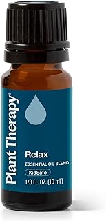 Plant Therapy Relax Essential Oil Blend 100% Pure, Undiluted, Natural Aromatherapy, Therapeutic Grade 10 mL (1/3 oz)