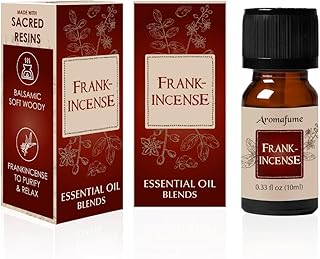 Frankincense Resin Essential Oil Diffuser Blend 30ml by Aromafume | Boswellia Carterii & Boswellia Serrata Extract Blended | Native to East Africa & India | Calms & Relaxes | Charged with Pure Resins