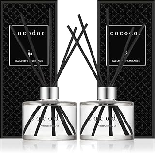 COCODOR Signature Reed Diffuser Set/Refreshing Air / 6.7oz /2 Pack/Home Fragrance Diffuser, Oil Scent Diffuser for Bathroom Shelf Decor