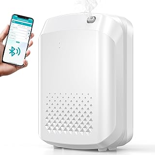 XEITIN Waterless Essential Oil Diffuser 3000 Sq.Ft Coverage for Large Home Hotel Office, 400ml Cold Air Scent Machine, Bluetooth App Control, No-Noise Aroma Diffuser Wall Mount Gift for Her