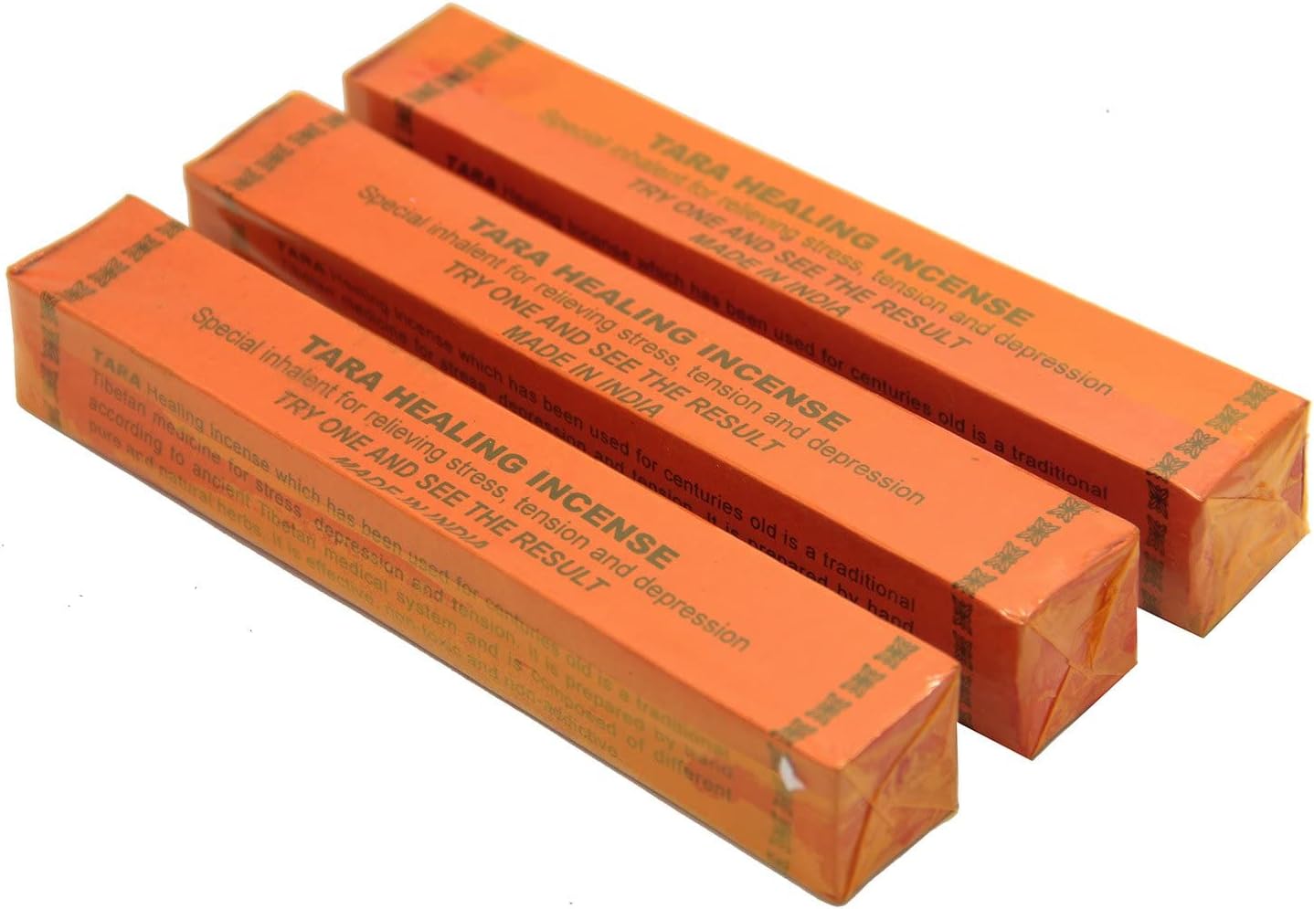 Tibetan Tara Healing Incense - 3 Packs (20 Sticks per Pack) | 5.5" Length | Handcrafted & 100% Natural
