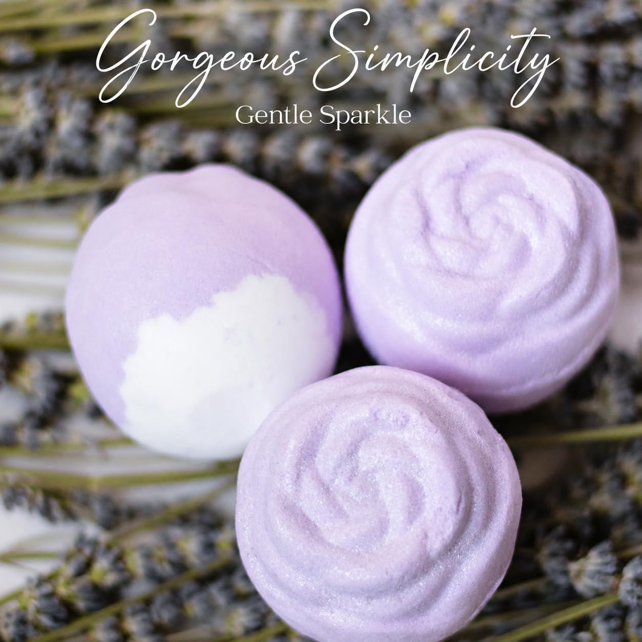 EvolutionUSA Lavender Dreams Bath Bombs for Women, 12 Organic Flower Bath Bombs, Soft Lavender Bath Bombs, Womens Bath Bombs Gift, Lush Bath Bombs for Girls, Relaxing Bathbombs, Bath Balls