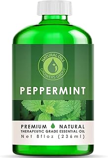 8 oz - Peppermint Essential Oil - Therapeutic Grade Peppermint Oil - 8 Ounce Bottle