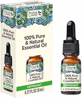 100% Pure & Natural Peppermint Essential Oil, 0.27 fl oz