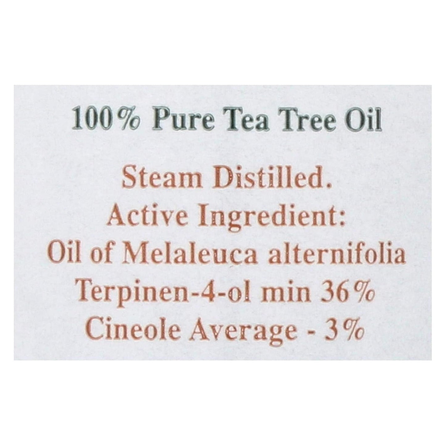 Tea Tree Therapy Oil Tree Pure