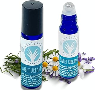 Sweet Dreams Bedtime Relaxation Aromatherapy | Night Time Unwind Support Aromatherapy Roll-On w/Lavender, Neroli & Chamomile Essential Oils | Stocking Stuffer Idea