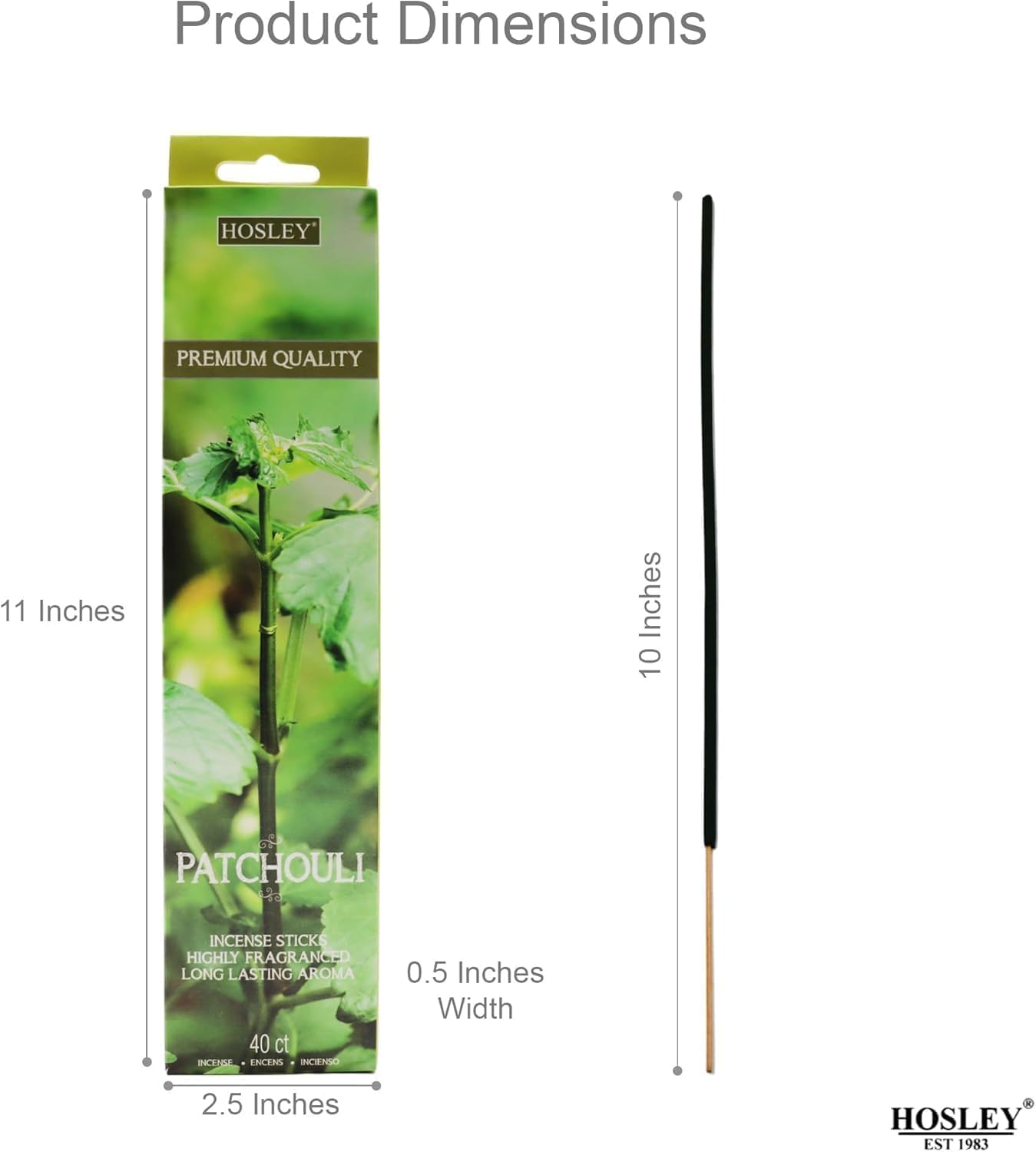Hosley 120 Pack Incense Sticks + Bonus 120 Pack (Total 240) – Patchouli, Nag Champa, Myrrh & 3 Random Grab Bags – Bulk Pack Perfect for Home, Meditation & Aromatherapy