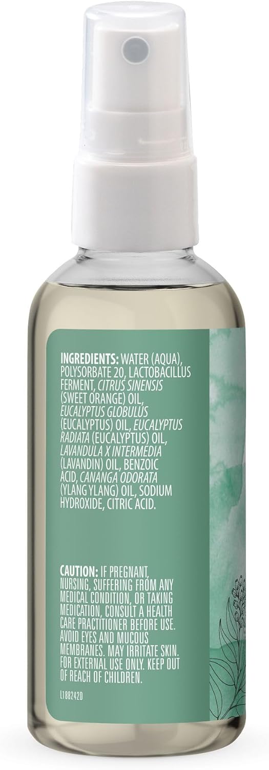 Aura Cacia Room and Body Mist, Clearing Eucalyptus, 4 Fluid Ounce