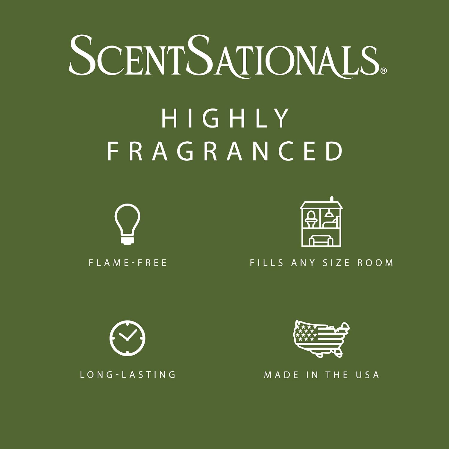 Scentsationals Kyoto Spa Scented Wax Melts - Green Tea, Bergamot, & Sage, 10oz (24 Cubes)