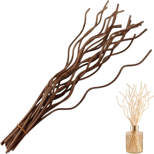 10Pcs Wavy Rattan Reed Diffuser Sticks