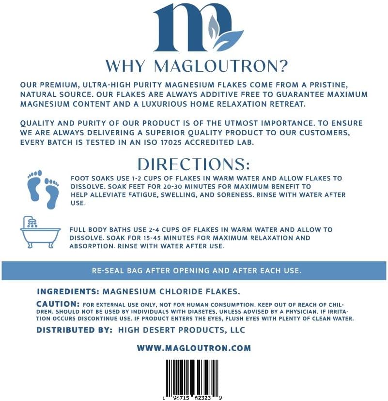 Magnesium Chloride Bath Flakes