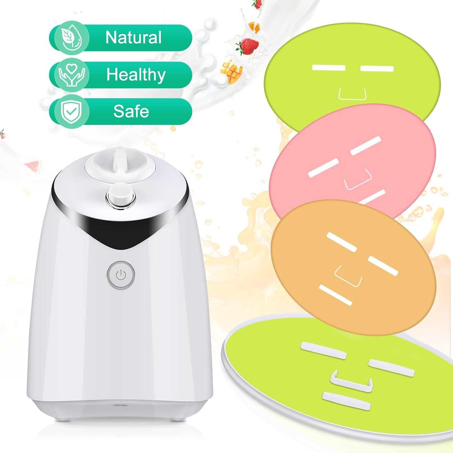 Face Mask Maker - Automatic Face Mask Maker Machine with Collagen,DIY Fruit Vegetable Face Mask Maker,Home Making Beauty Facial SPA,Gifts for Women Girls