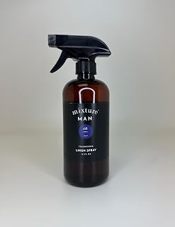 Mixture Man No. 68 Cobalt Linen Spray – Crisp, Masculine Fabric & Room Freshener with Clean Notes, 16 oz